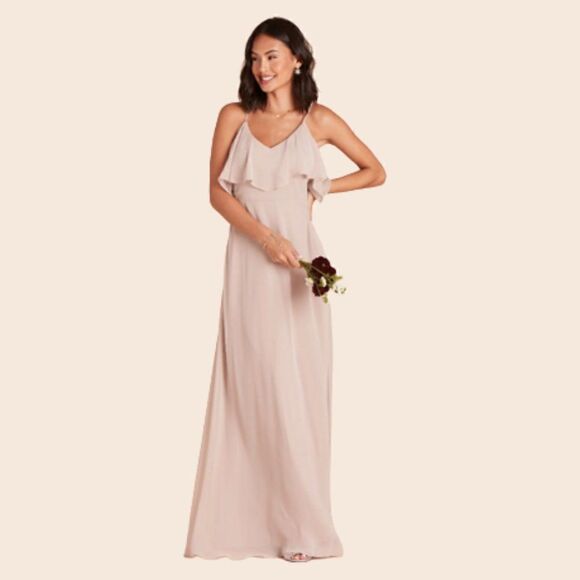 Birdy Grey Jane Convertible Maxi Dress in Taupe Size Small - Picture 1 of 15